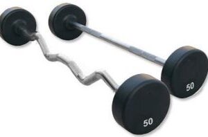 img195 Rubber coated barbells - V Line series 034